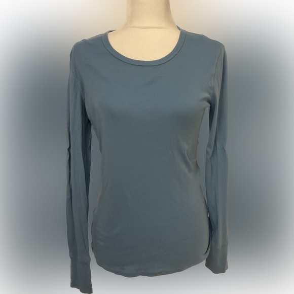Gap Light Blue Long Sleeved Tee M - Picture 1 of 6